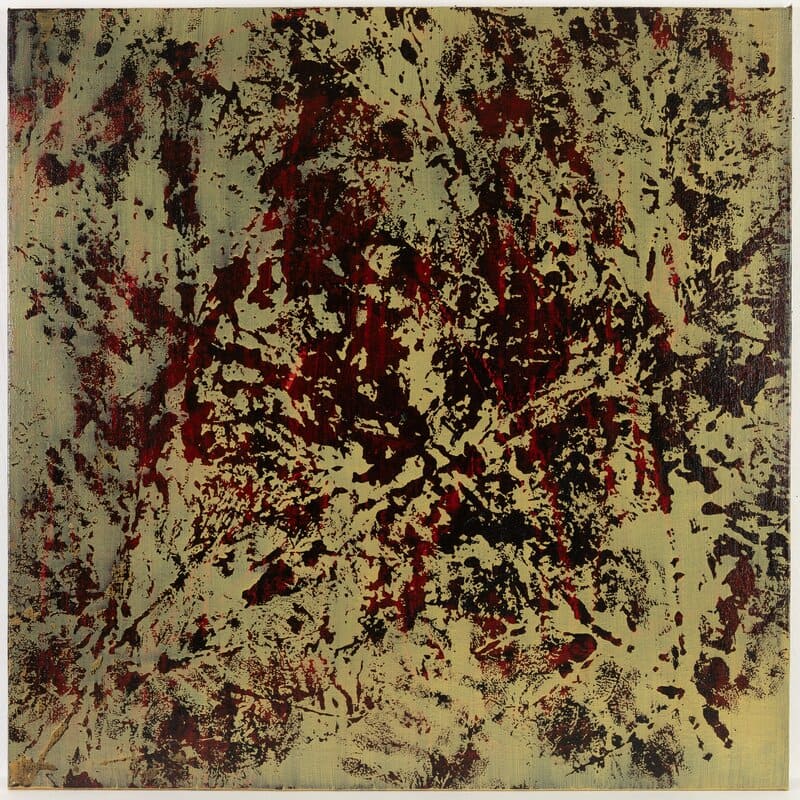 Guillaume FRIOCOURT, ARABESQUES, Huile sur toile marouflée sur bois